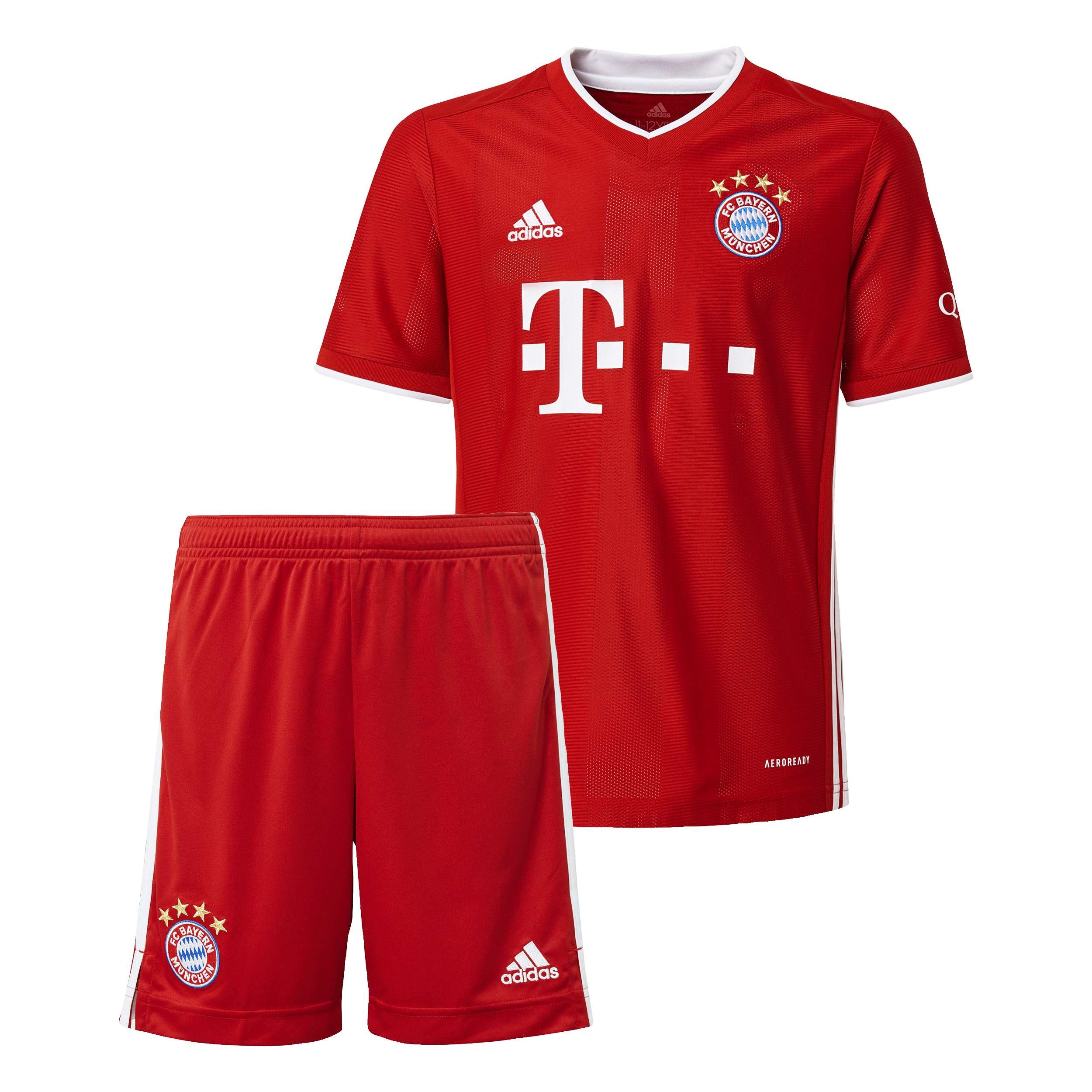 Maillot Football Bayern Munich Domicile Enfant 2020-21 Rouge